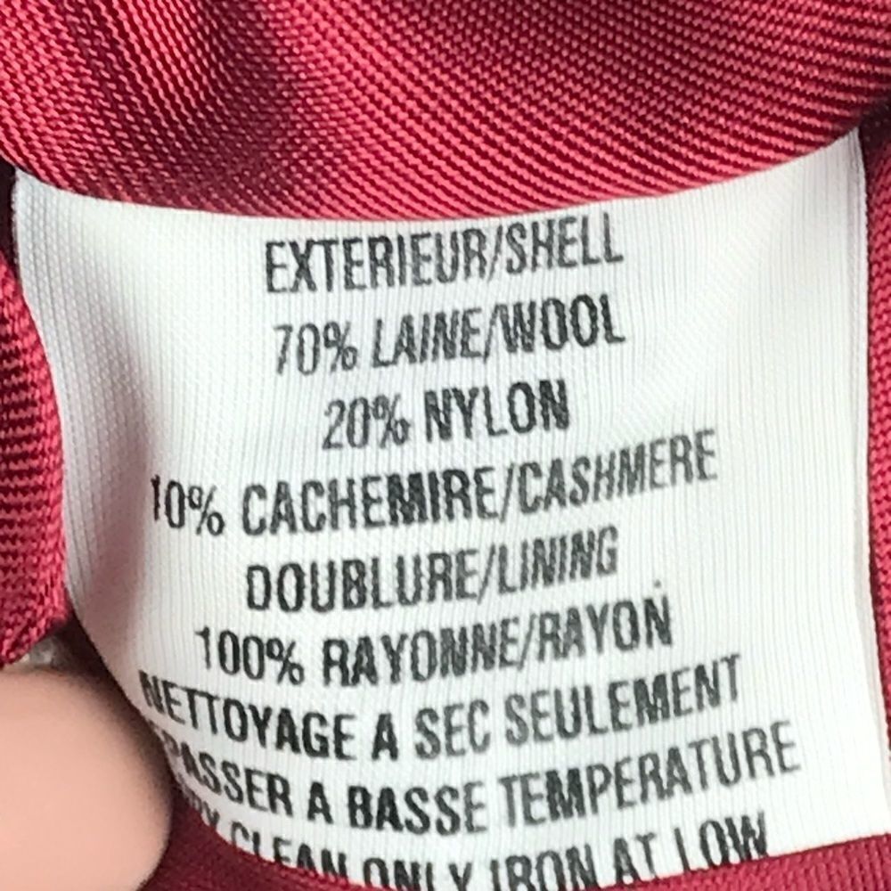 Tribal Women’s Wool Blend Red Coat Size 8 - Picture 14 of 14